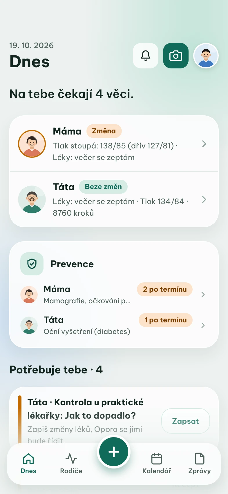 Přehled pro dítě: co je nového u mámy a táty, preventivní prohlídky a co čeká na tebe